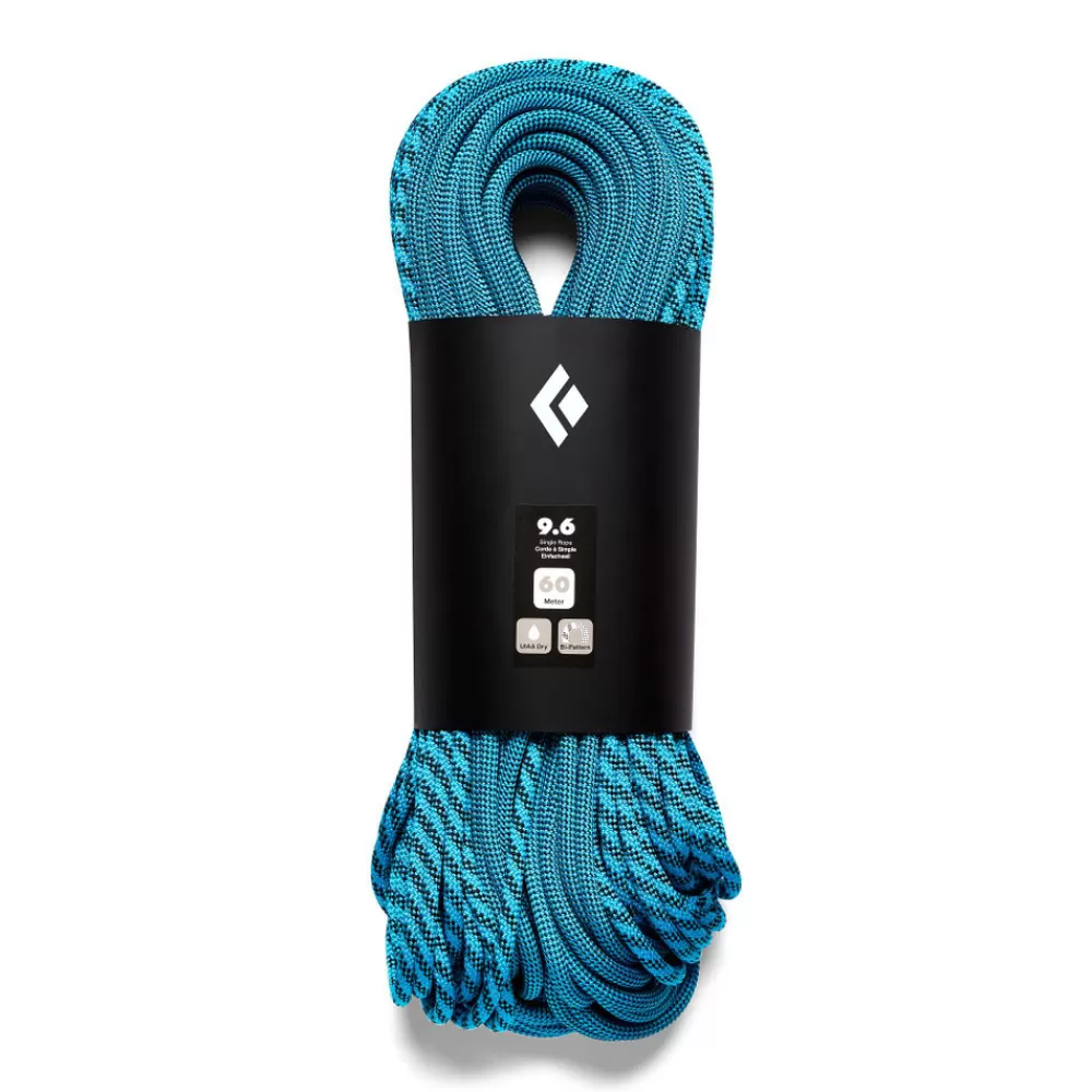 9.6 Dry Climbing Rope - Bi-Pattern<Black Diamond Best