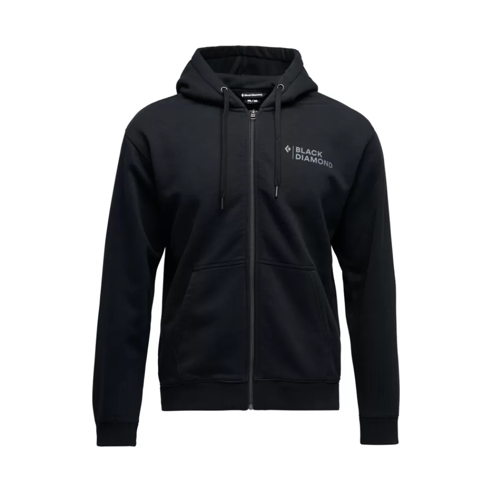 Men's Mini Stacked Full Zip Hoody<Black Diamond Best