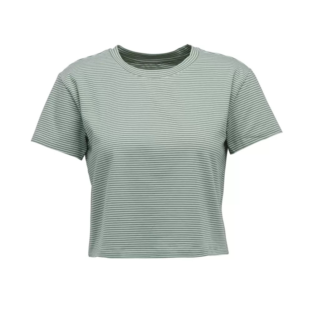 Women's BD Stripe Crop Tee<Black Diamond Shop