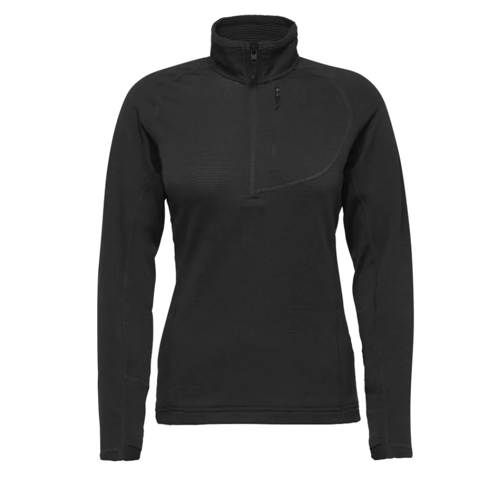 Women's Coefficient LT Quarter Zip Pullover<Black Diamond Sale