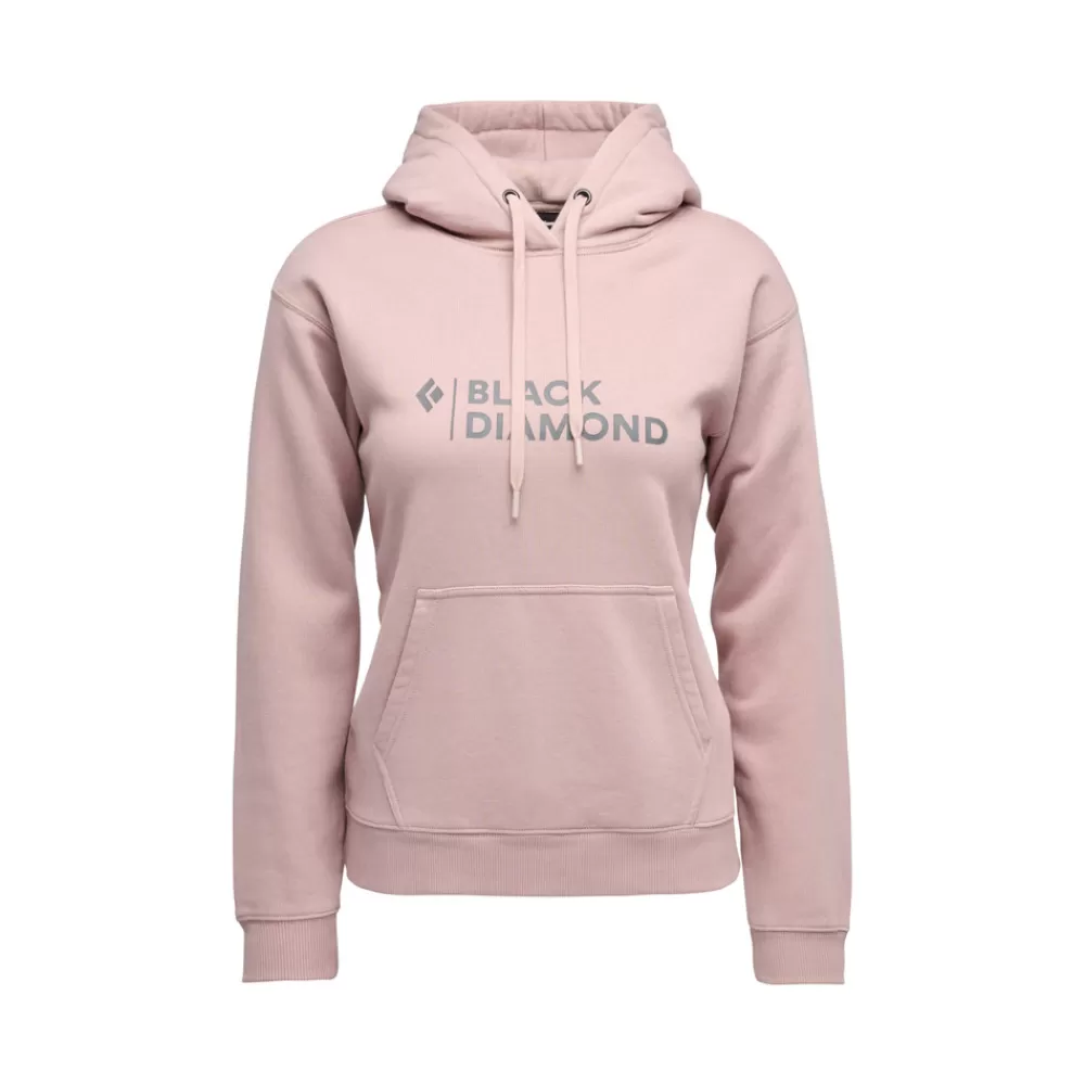 Women's Mini Stacked Pullover Hoody<Black Diamond Hot